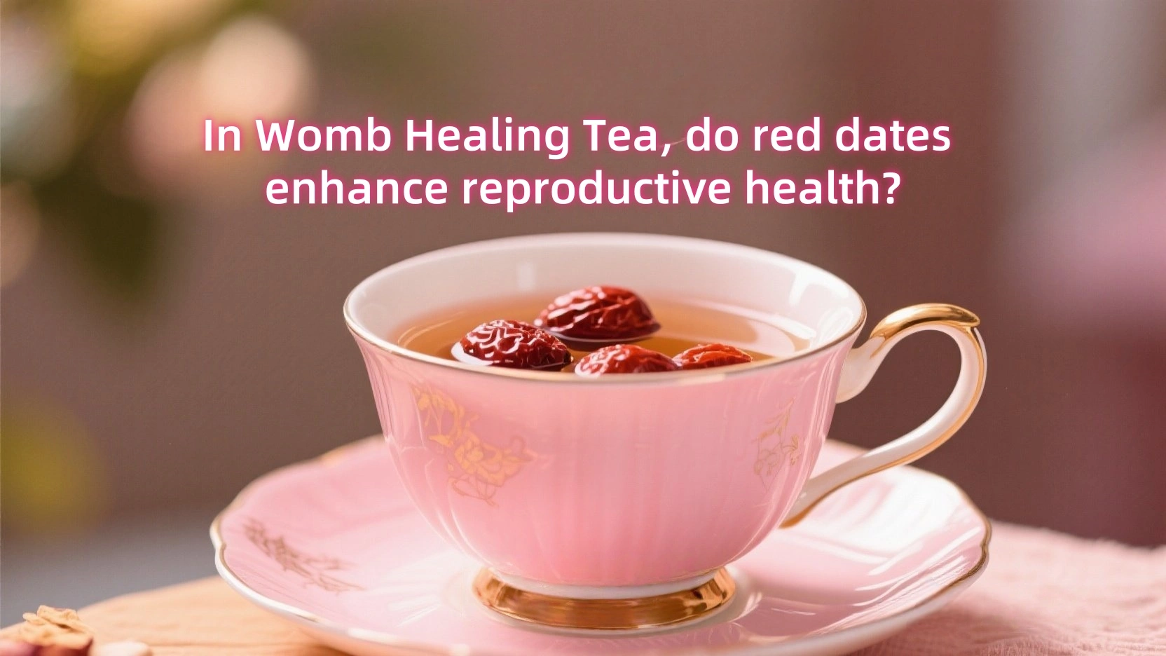 In Womb Healing Tea, do red dates enhance reproductive health?